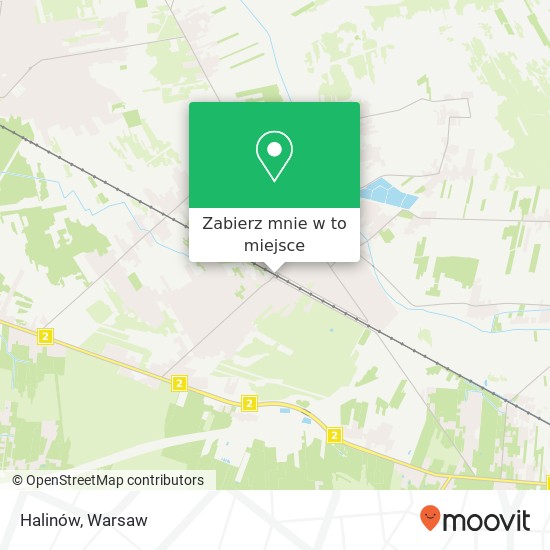 Mapa Halinów