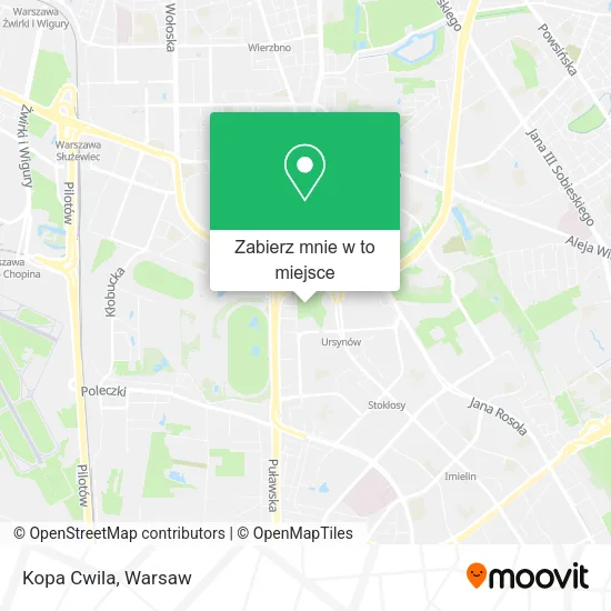 Mapa Kopa Cwila