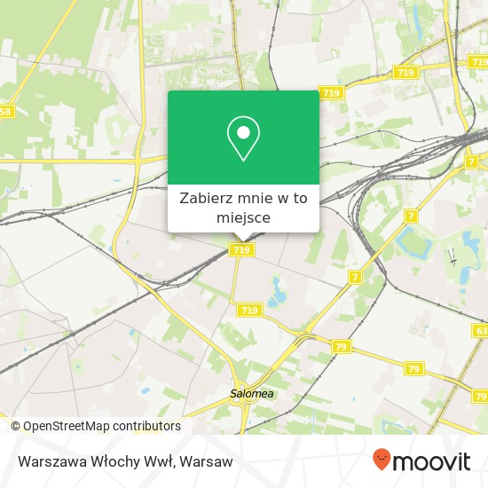 Mapa Warszawa Włochy Wwł