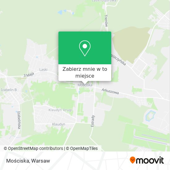 Mapa Mościska