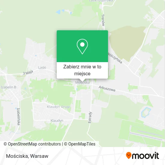 Mapa Mościska