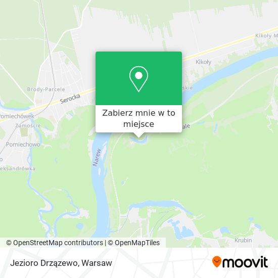 Mapa Jezioro Drzązewo