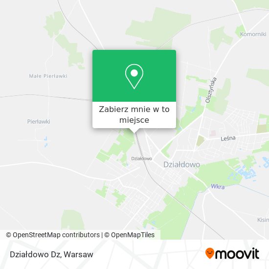 Mapa Działdowo Dz