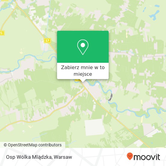 Mapa Osp Wólka Mlądzka