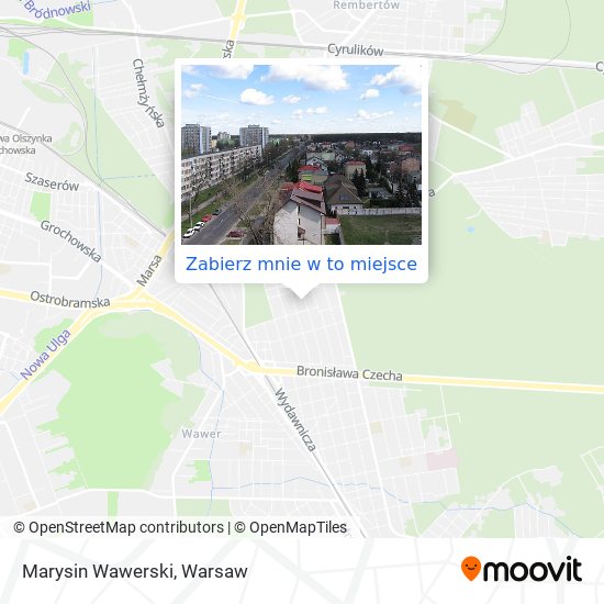 Mapa Marysin Wawerski