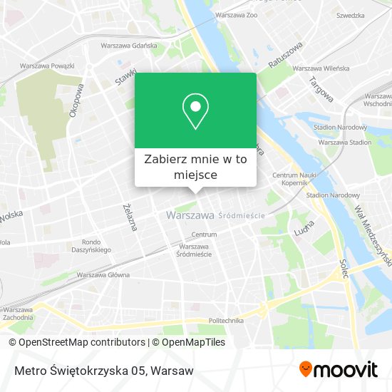 Mapa Metro Świętokrzyska 05