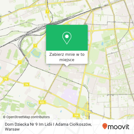 Mapa Dom Dziecka Nr 9 Im Lidii I Adama Ciołkoszów