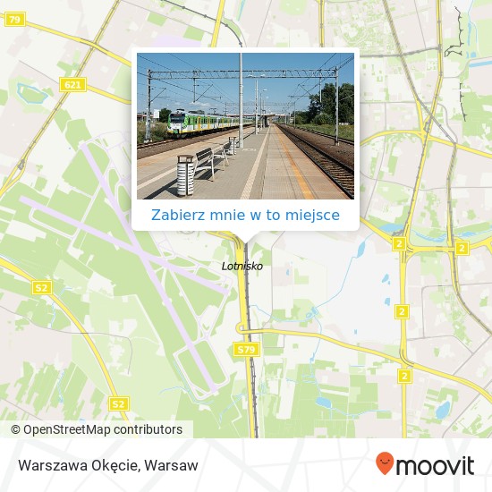 Mapa Warszawa Okęcie