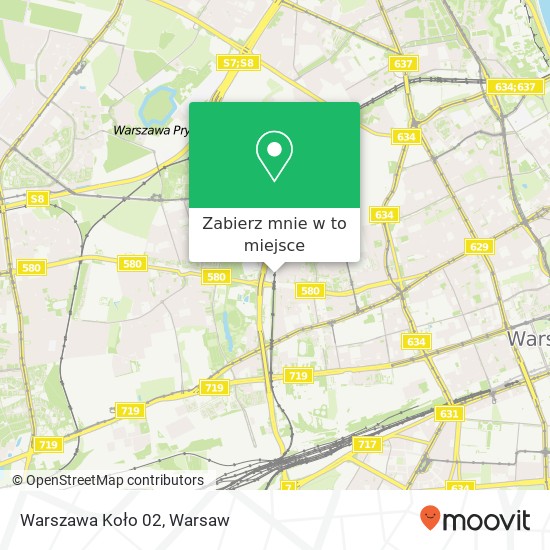 Mapa Warszawa Koło 02