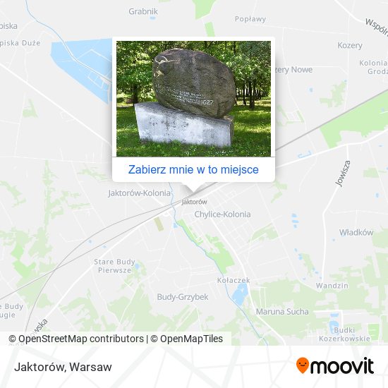 Mapa Jaktorów