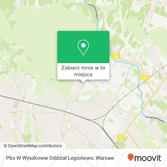 Mapa Pbs W Wyszkowie Oddział Legionowo