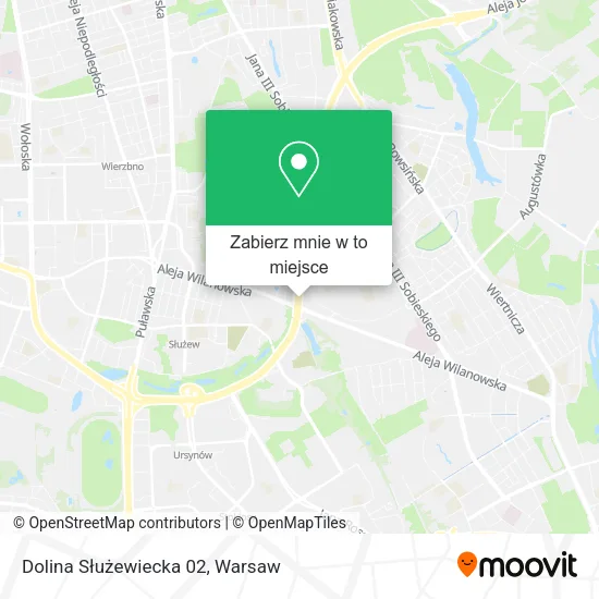 Mapa Dolina Służewiecka 02