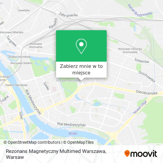 Mapa Rezonans Magnetyczny Multimed Warszawa