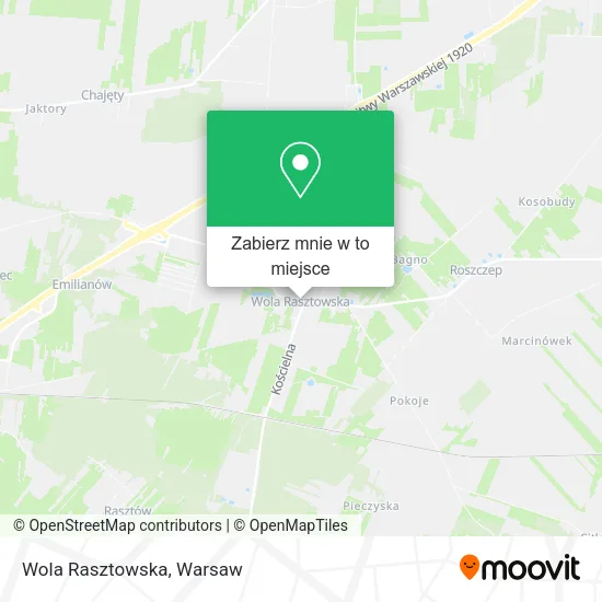 Mapa Wola Rasztowska