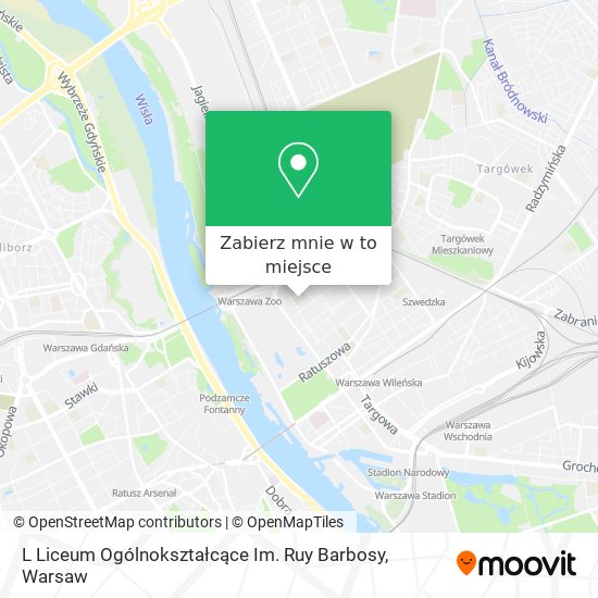 Mapa L Liceum Ogólnokształcące Im. Ruy Barbosy