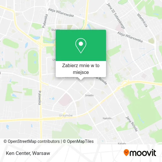 Mapa Ken Center