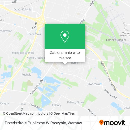 Mapa Przedszkole Publiczne W Raszynie