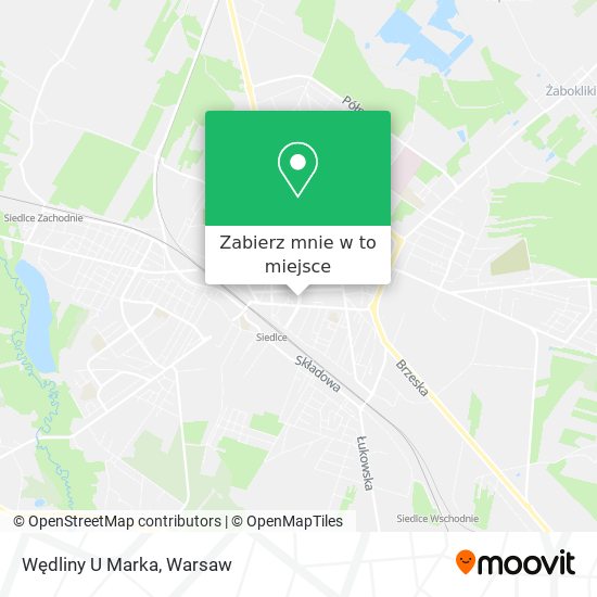 Mapa Wędliny U Marka