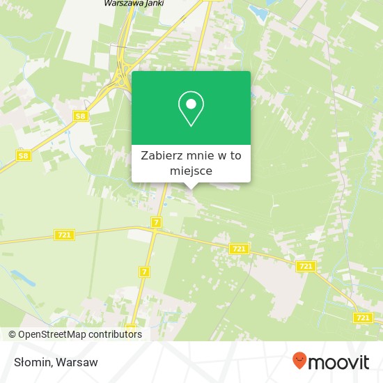 Mapa Słomin