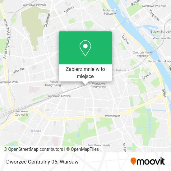 Mapa Dworzec Centralny 06