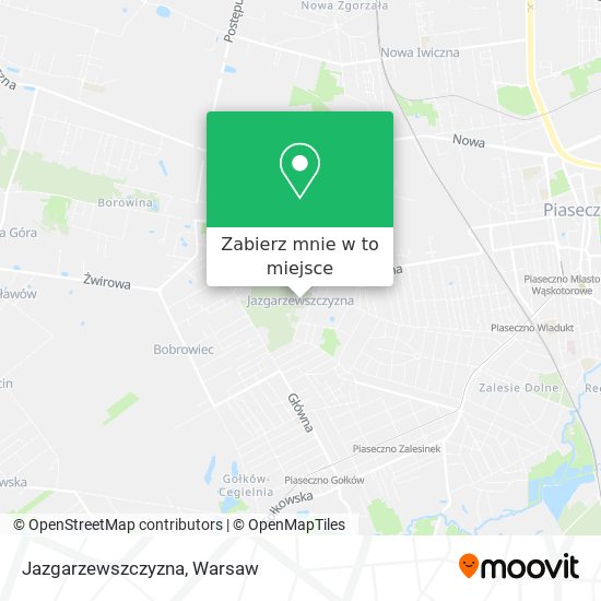 Mapa Jazgarzewszczyzna