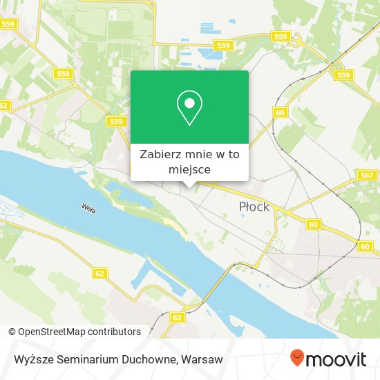 Mapa Wyższe Seminarium Duchowne