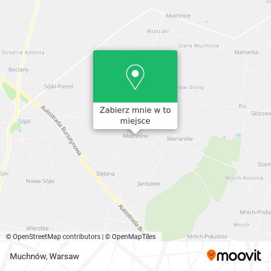 Mapa Muchnów