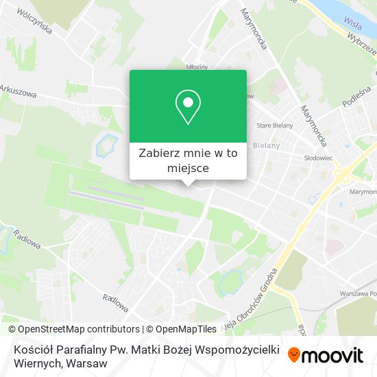 Mapa Kościół Parafialny Pw. Matki Bożej Wspomożycielki Wiernych