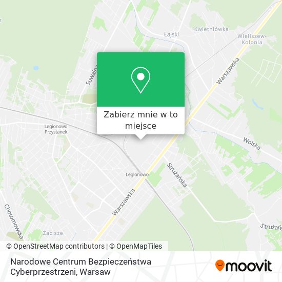 Mapa Narodowe Centrum Bezpieczeństwa Cyberprzestrzeni