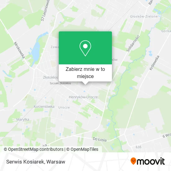 Mapa Serwis Kosiarek