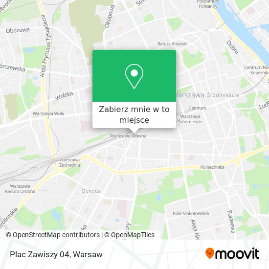 Mapa Plac Zawiszy 04