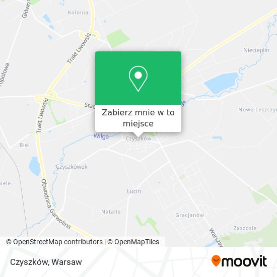 Mapa Czyszków