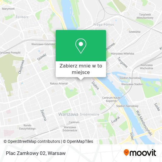 Mapa Plac Zamkowy 02