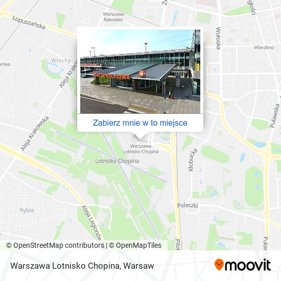 Mapa Warszawa Lotnisko Chopina