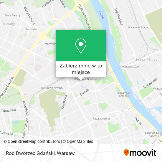 Mapa Rod Dworzec Gdański