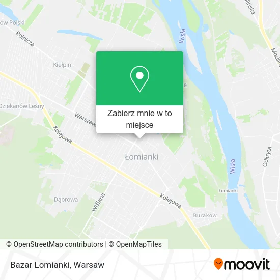 Mapa Bazar Lomianki