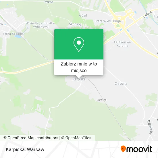 Mapa Karpiska