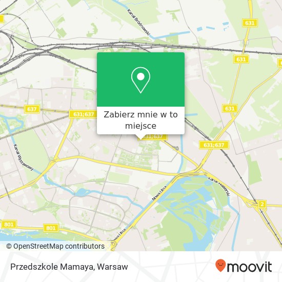 Mapa Przedszkole Mamaya