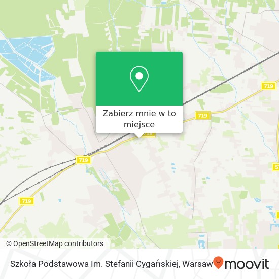 Mapa Szkoła Podstawowa Im. Stefanii Cygańskiej