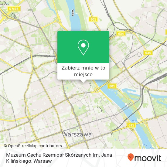 Mapa Muzeum Cechu Rzemiosł Skórzanych Im. Jana Kilińskiego