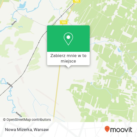 Mapa Nowa Mizerka