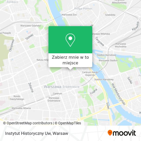 Mapa Instytut Historyczny Uw