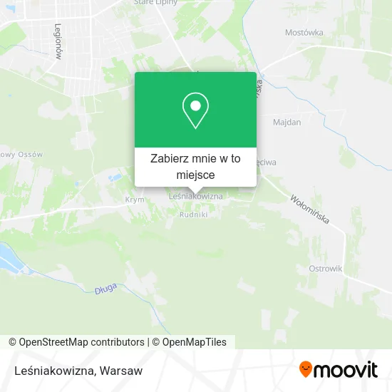 Mapa Leśniakowizna