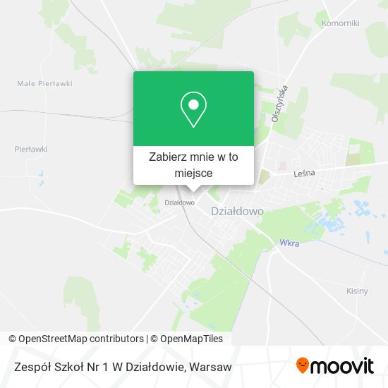 Mapa Zespół Szkoł Nr 1 W Działdowie