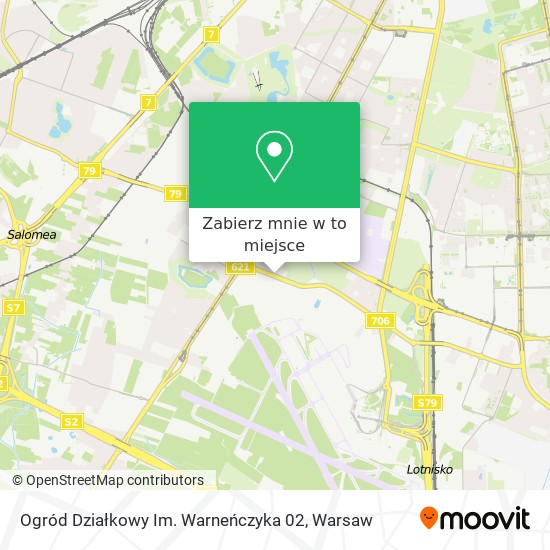 Mapa Ogród Działkowy Im. Warneńczyka 02