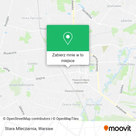 Mapa Stara Mleczarnia