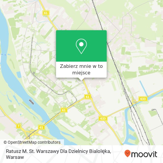 Mapa Ratusz M. St. Warszawy Dla Dzielnicy Bialolęka