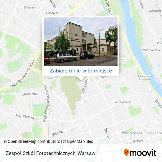 Mapa Zespół Szkół Fototechnicznych