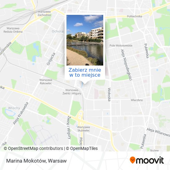 Mapa Marina Mokotów