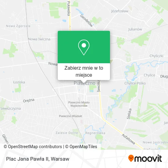 Mapa Plac Jana Pawła II